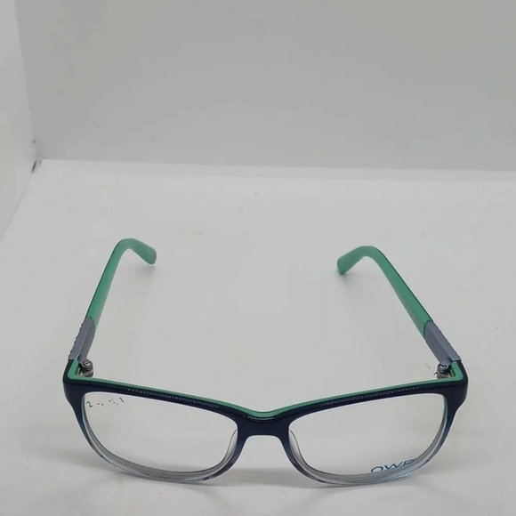 NWT WOMEN'S OWP EYEGLASS FRAMES 4023 GRAY TEAL - Picture 3 of 4